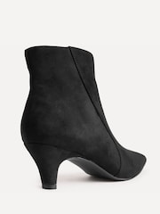 Linzi Black Blaire Low Heel Ankle Boots - Image 5 of 5