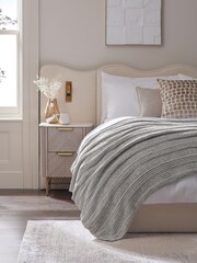 Silver Nellie Chunky Chenille Throw - Image 1 of 4
