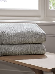 Silver Nellie Chunky Chenille Throw - Image 3 of 4
