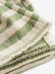 Green Jessie Knitted Throw - Image 6 of 7