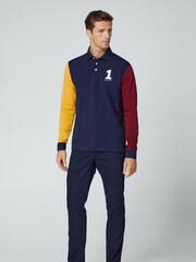 Hackett London Men Blue Rugby Shirt - Image 3 of 7