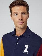 Hackett London Men Blue Rugby Shirt - Image 4 of 7