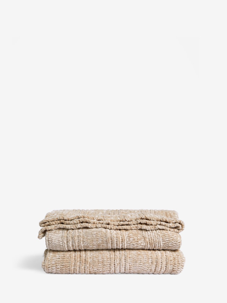 Natural Nellie Chunky Chenille Throw - Image 5 of 5