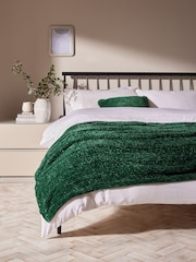 Green Nellie Chunky Chenille Throw - Image 1 of 4