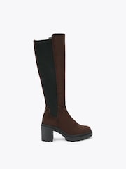 Carvela Brown Boulder High Leg Boots - Image 1 of 4