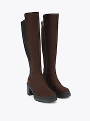Carvela Brown Boulder High Leg Boots - Image 2 of 4
