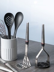 Bakehouse Grey Stainless Steel Masher - Image 1 of 3