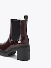 Carvela Red Boulder Heeled Ankle Boots - Image 3 of 4