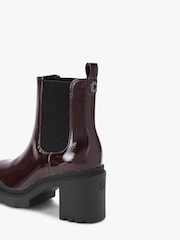 Carvela Red Boulder Heeled Ankle Boots - Image 4 of 4