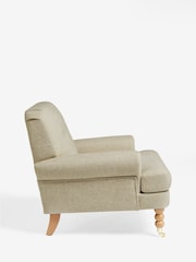 Chunky Weave Cream Natural Delia Accent Chair - Image 7 of 9