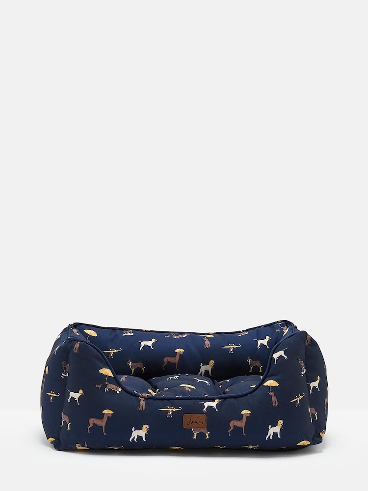 Joules Blue Dog Print Box Bed - Image 2 of 5