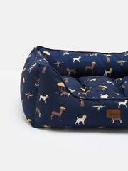 Joules Blue Dog Print Box Bed - Image 3 of 5