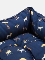 Joules Blue Dog Print Box Bed - Image 4 of 5