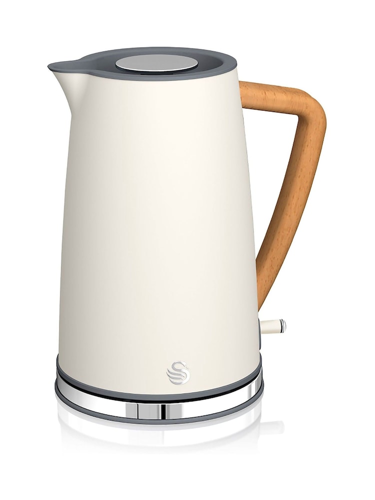 Swan White Nordic Cordless Kettle - Image 2 of 8 Swan White Nordic Cordless Kettle - Image 2 of 8