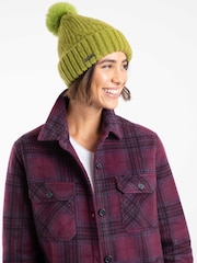 Weird Fish Green Blagdon Sparkle Bobble Hat - Image 2 of 6