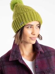 Weird Fish Green Blagdon Sparkle Bobble Hat - Image 3 of 6