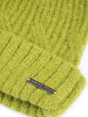 Weird Fish Green Blagdon Sparkle Bobble Hat - Image 6 of 6