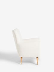 Casual Boucle Oyster Wilson II Highback Armchair - Image 7 of 9