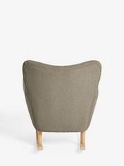 Casual Boucle Sage Green Wilson Rocking Chair - Image 6 of 8