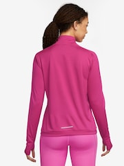 Nike Fushsia Pink Dri-FIT Pacer 1/4Zip Running Top - Image 2 of 4