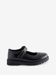 Hush Puppies za mlajše otroke Sabrina črna Leather čevlji - Slika 1 iz 1