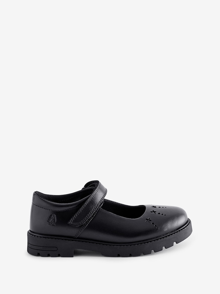 Hush Puppies za mlajše otroke Sabrina črna Leather čevlji - Slika 1 iz 1