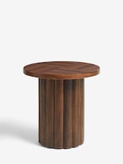 Dark Miller Mango and Acacia Wood Side Table - Image 5 of 6