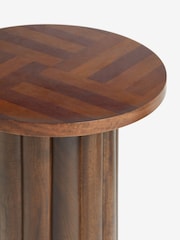 Dark Miller Mango and Acacia Wood Side Table - Image 6 of 6