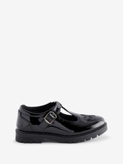 Hush Puppies Fiona Schwarze Lacklederschuhe - Bild 1 von 1