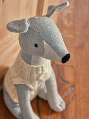 Grey Whippet Knitted Jumper Doorstop - Image 2 of 5