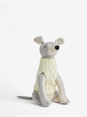 Grey Whippet Knitted Jumper Doorstop - Image 3 of 5