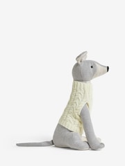 Grey Whippet Knitted Jumper Doorstop - Image 4 of 5