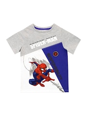 Character Blue Spider-Man T-Shirt and Shorts Set - Image 2 of 8