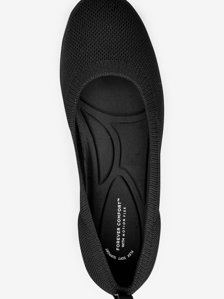Black Flyknit Forever Comfort® with Motionflex EVA Ballerina Shoes - Image 2 of 5