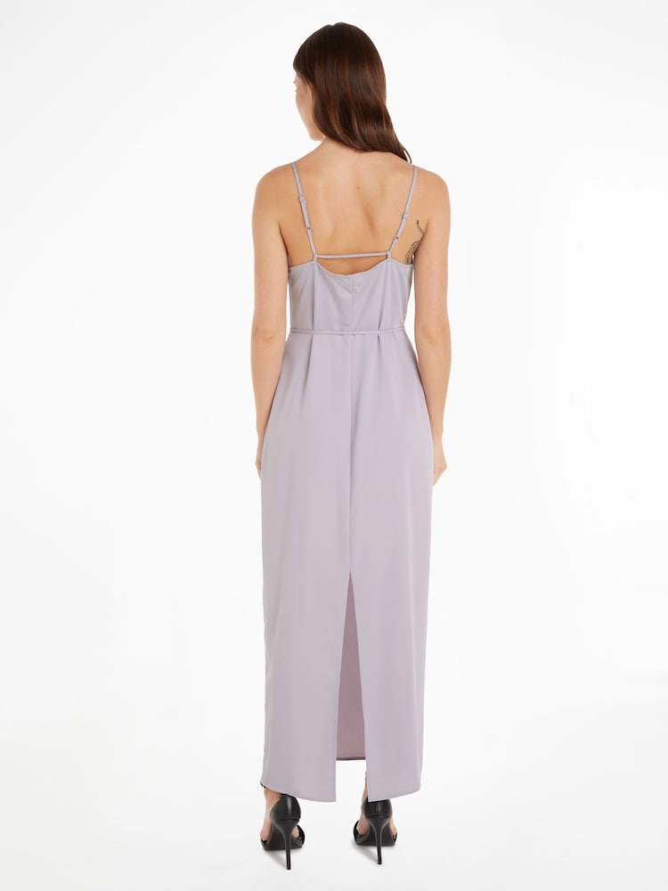 Calvin Klein Recycled Midi Slip Dress - Image 2 of 6
