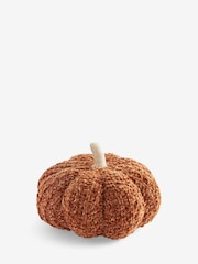 Orange Pumpkin Woven Chenille Doorstop - Image 1 of 2