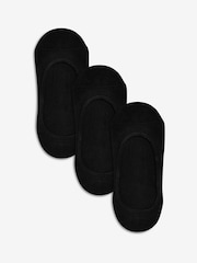 Noir - Lot de 3 paires de chaussettes invisibles décolleté - Image 1 de 2