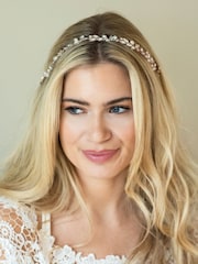 Розово-золотистый - Vine для волос с кристаллами и жемчугом Ivory & Co Bohemia - Image 3 of 5
