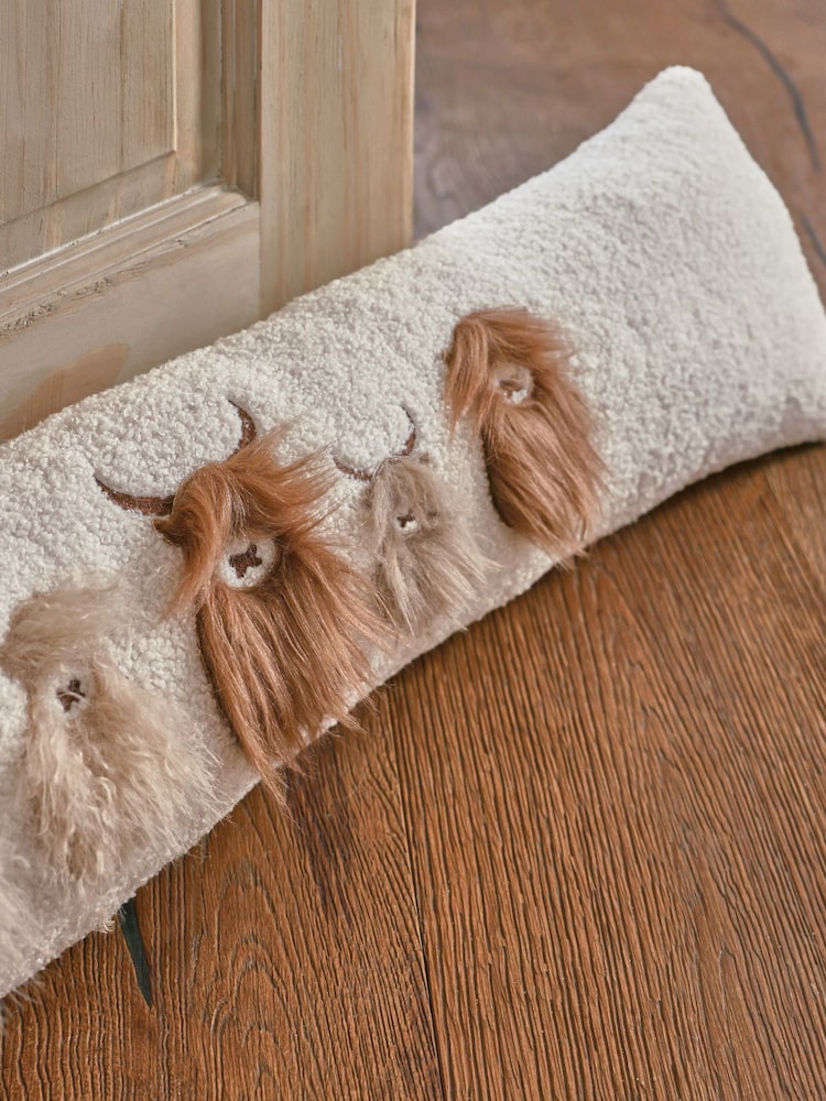 Cream Hamish Home Is Where The Herd Is Draught Excluder - Image 2 of 6