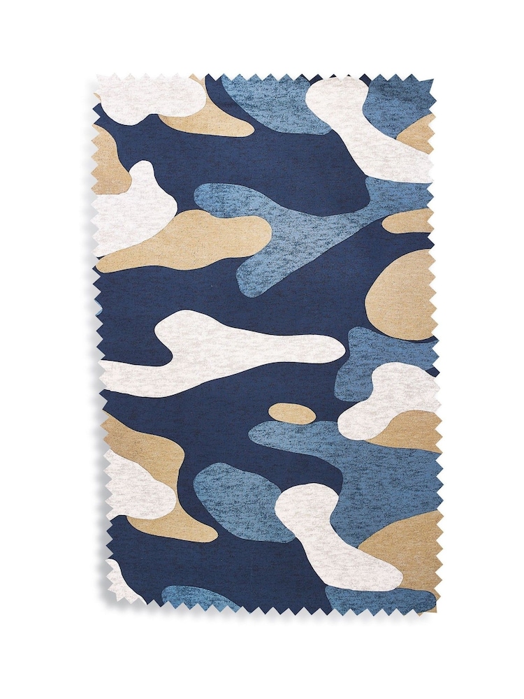 Blue Camo Duvet Cover and Pillowcase Set - Image 6 of 6 Blue Camo Duvet Cover and Pillowcase Set - Image 6 of 6