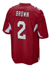 Nike Red NFL Arizona Cardinals Home Game Jersey - Marquise Brown - Image 3 of 3