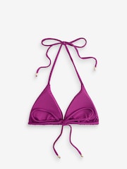 Cotton On Pink Triangle Top Brazil Bottom Shimmer Swimsuits Multipack - Image 2 of 5