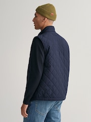 GANT Navy Quilted Windcheater Jacket - Image 2 of 6