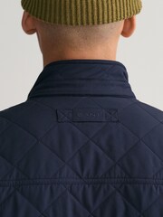 GANT Navy Quilted Windcheater Jacket - Image 5 of 6