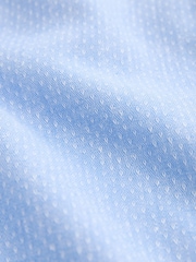 Light Blue Textured Linen Blend Shirt - Image 7 of 7