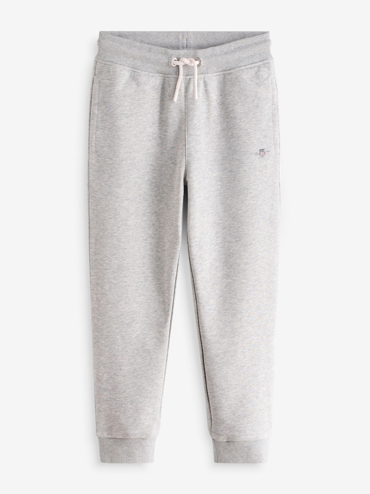 GANT Grey Shield Logo Joggers - Image 1 of 3