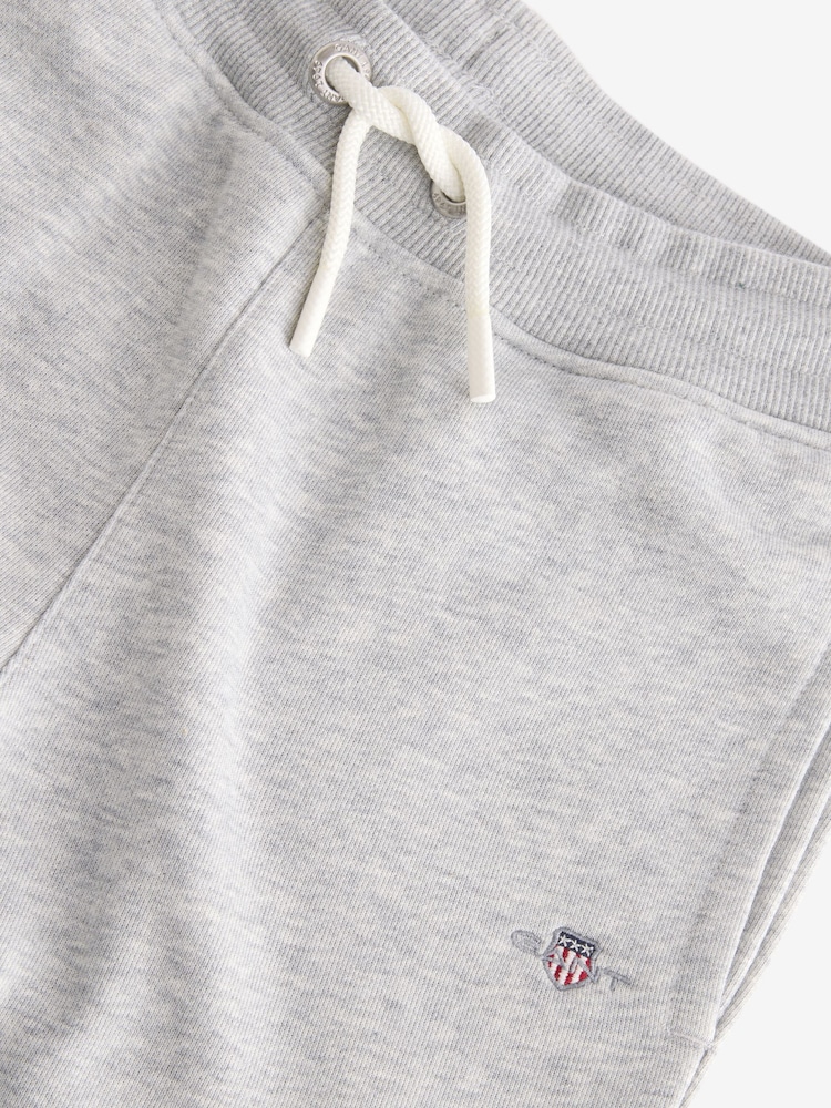 GANT Grey Shield Logo Joggers - Image 3 of 3