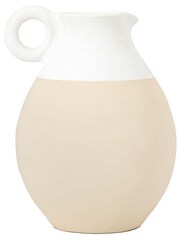 Gallery Home White Small Salton Pitcher Vase - Image 2 of 4