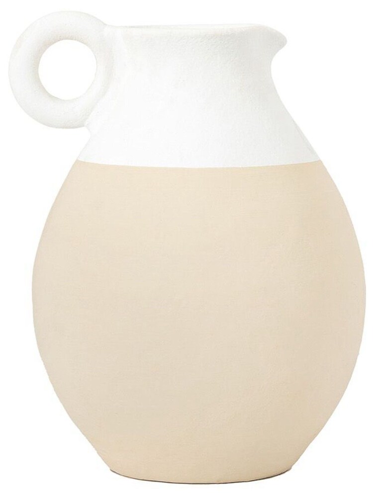 Gallery Home White Small Salton Pitcher Vase - Image 2 of 4