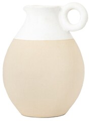 Gallery Home White Small Salton Pitcher Vase - Image 3 of 4